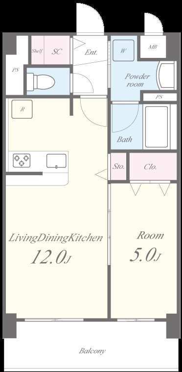 Splendor Smile 間取り図