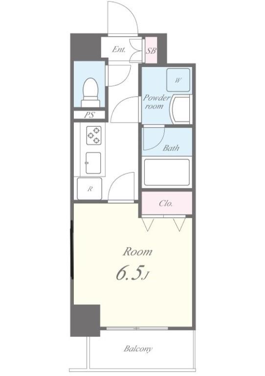 Toile blanche 間取り図