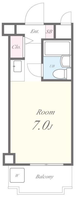 シャトー辰巳 間取り図