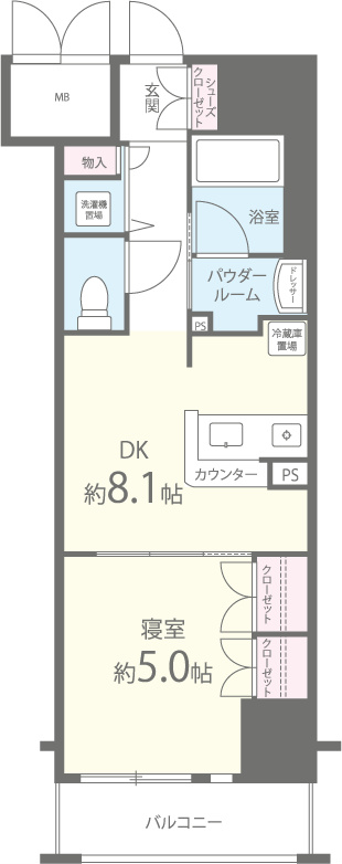 セイワパレス大手通 間取り図