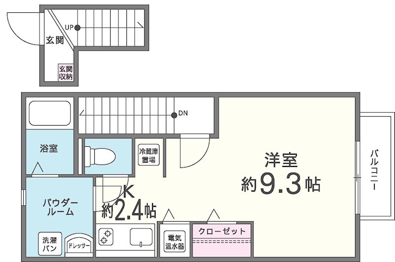 ﾌﾞﾚｰﾌﾞｴﾑｽﾞ 間取り図