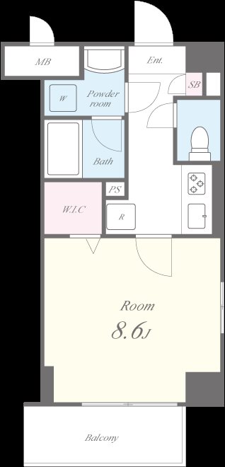 プラシード青山 間取り図