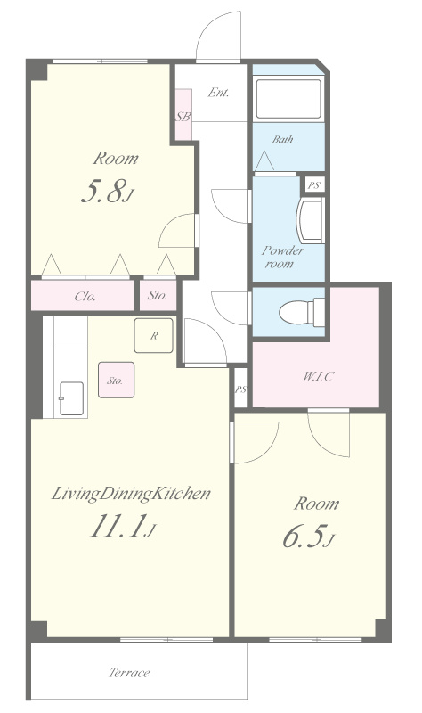 アザレアスクエア 間取り図