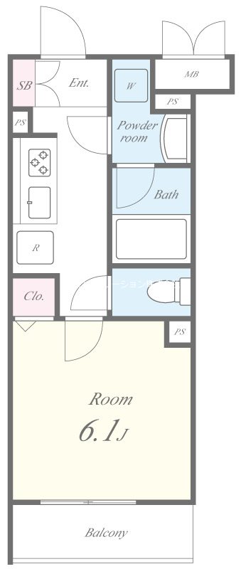 SKY CREA(スカイクレア) 間取り図
