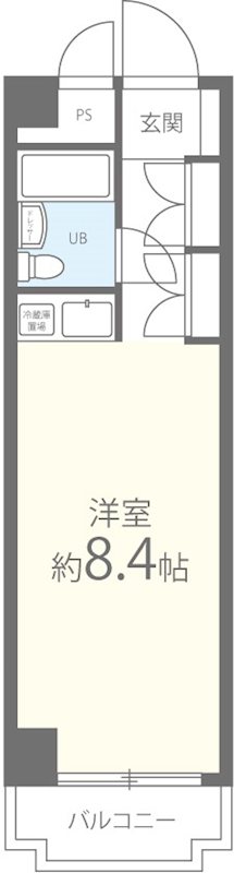 ｾｲﾜﾊﾟﾚｽ福島 102号室 間取り
