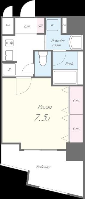 セイワパレス森ノ宮中央 間取り図