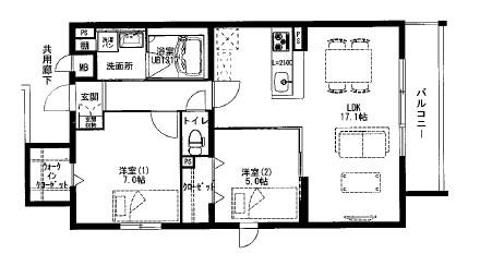 アインスベルグ 間取り図