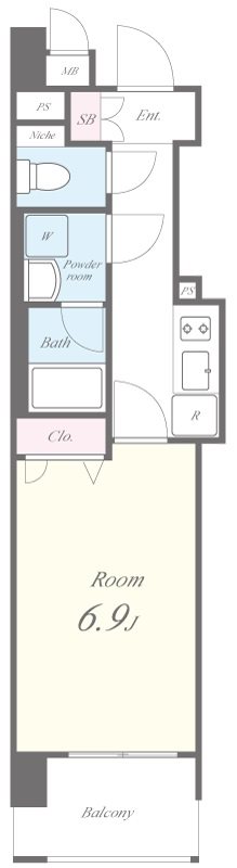 セイワパレス都島駅前 間取り図