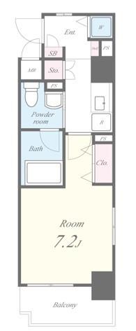 エクセル王子北 間取り図