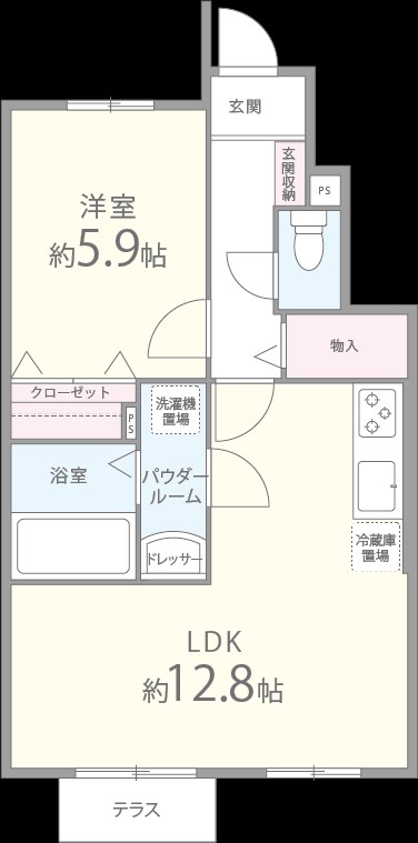 ボヌール・メゾン 間取り図