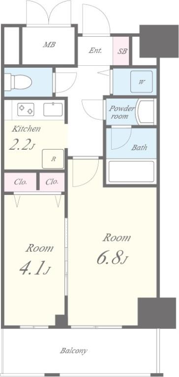 セイワパレス丸の内駅前プレミア 間取り図