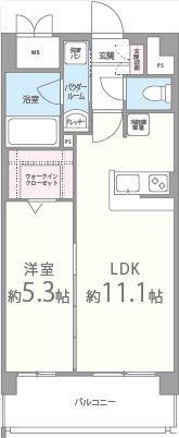 K-PLAT21 107号室 間取り