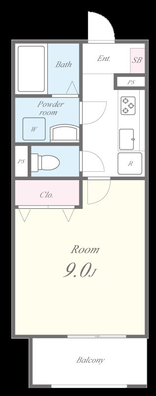 ルネドールマノ 間取り図
