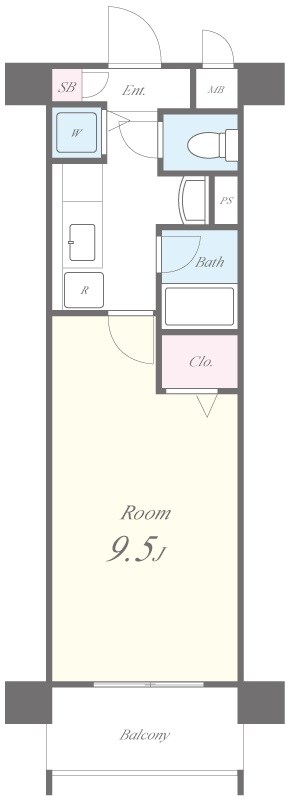 ツルトスコ南落合 間取り図