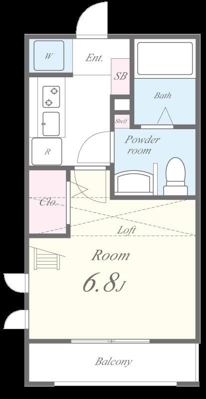 エコール衣笠 間取り図