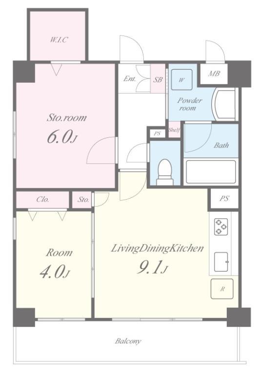 Loire F(ロアールエフ) 間取り図