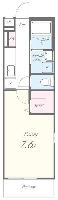 ペスカーサ 間取り図