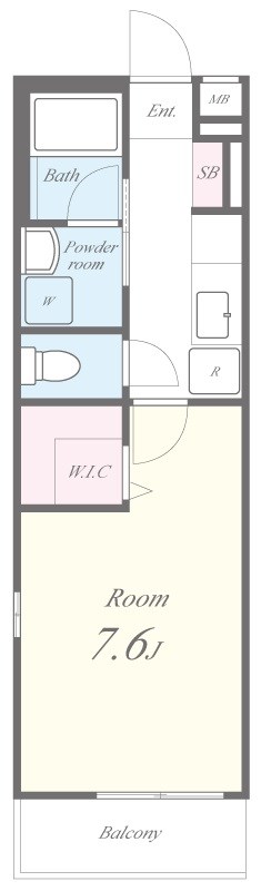 ペスカーサ 間取り図