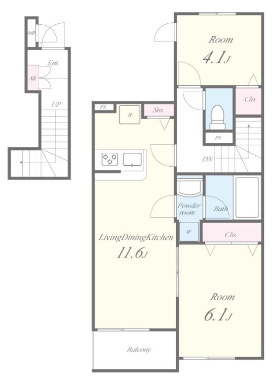 シエルブルー亀戸 間取り図