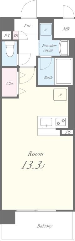 ルミナスビラ石橋 間取り図