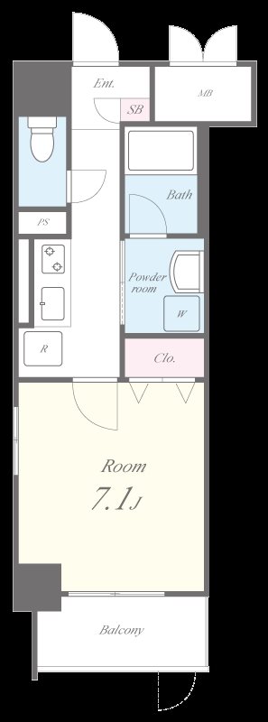 サクシード大曽根 間取り図