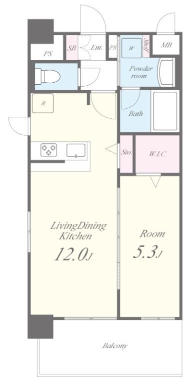 GRAND ECLAT 0401号室 間取り