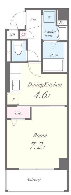 メローライトヒルズ 403号室 間取り