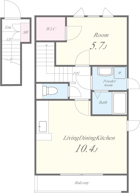 ティンカーベルRS 間取り図