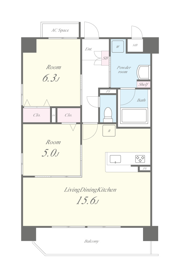 プライマリーレジデンス 宇治黄檗 間取り図