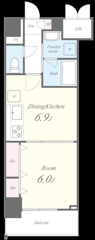 Ｗコート城西 間取り図
