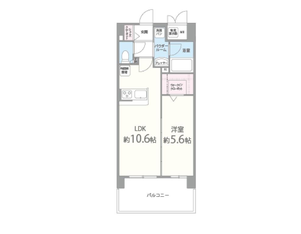 セリーゼ ウエスト 間取り図
