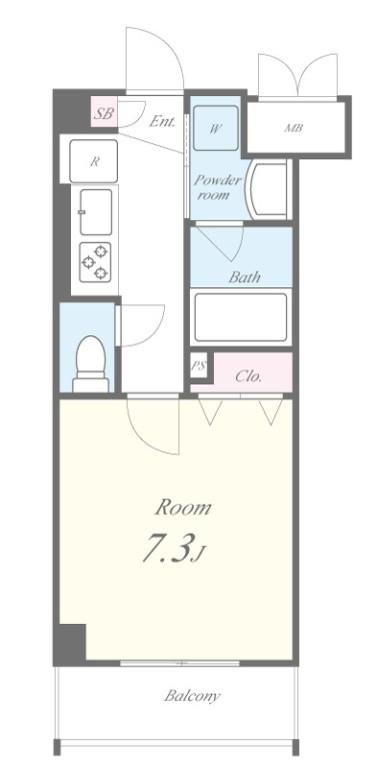 アスティ大森 間取り図