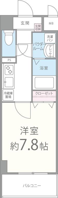 ヴィルヌーブ 間取り図