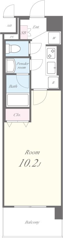 シェソワ堺七道 間取り図