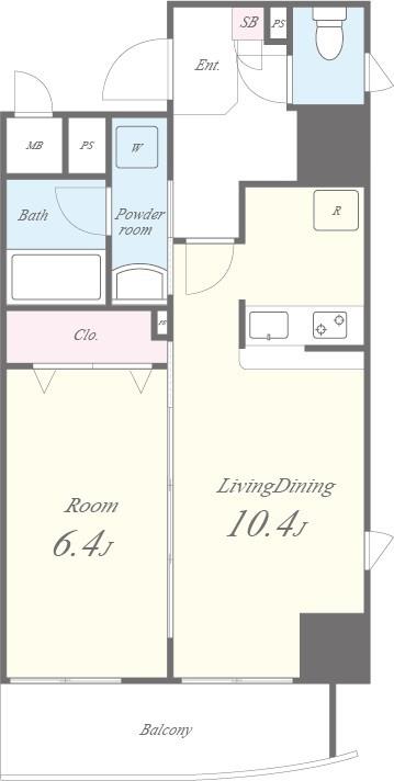 ラブールミノワ 間取り図