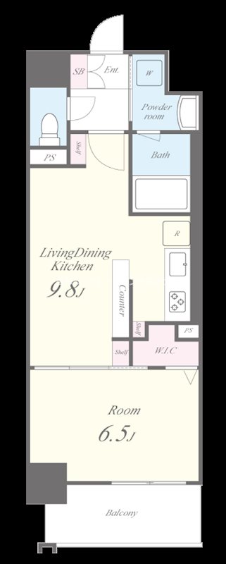 ディアコートオリヴィエ 0702号室 間取り