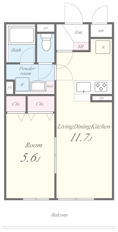 Polaire 間取り図