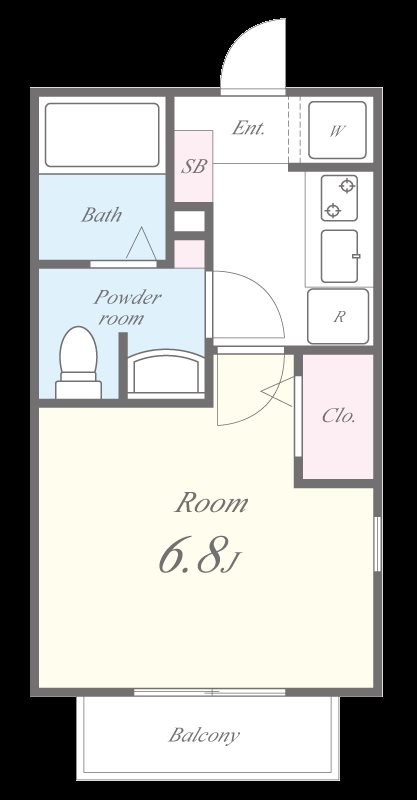ナシ ドゥ モアール 間取り図