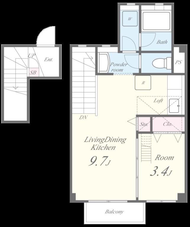 コンフォールさくら 間取り図
