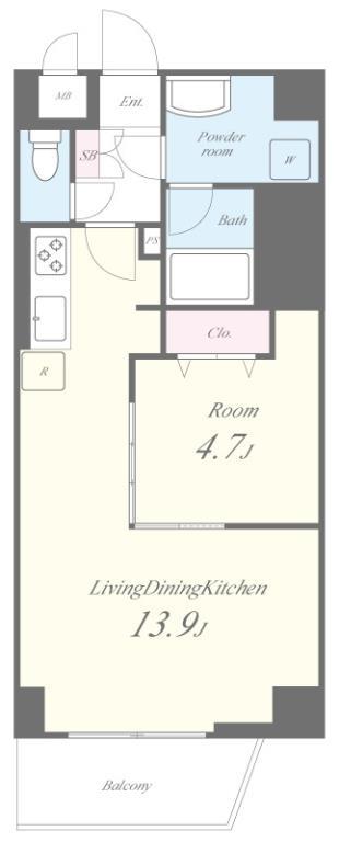 SAパームレジデンス 間取り図