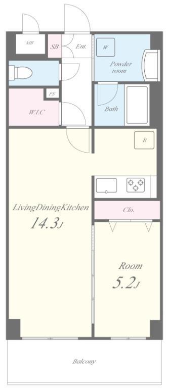 SAパームレジデンス 間取り図