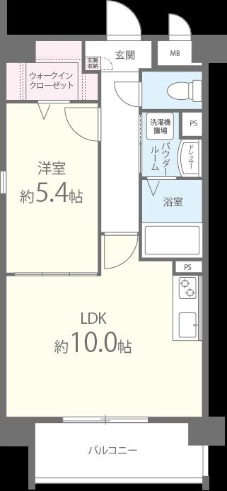 サンスクエアⅡ 間取り図