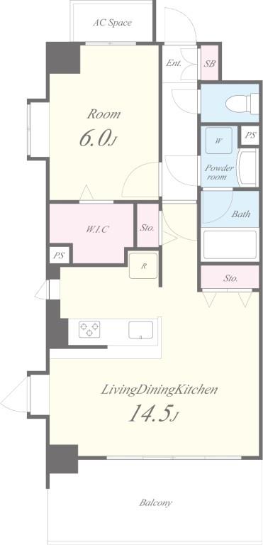アルカディア田園調布 間取り図