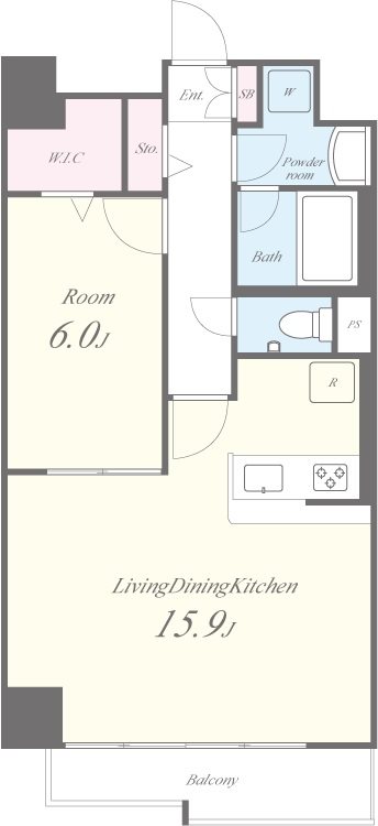 N residence SUMIYOSHI 間取り図