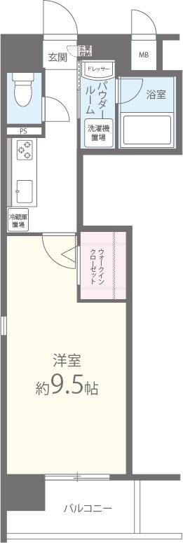 フェアリー阿倍野 間取り図