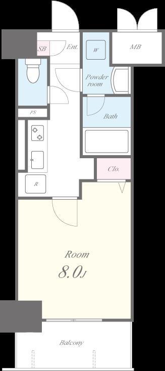 メイプル岩塚本通 間取り図