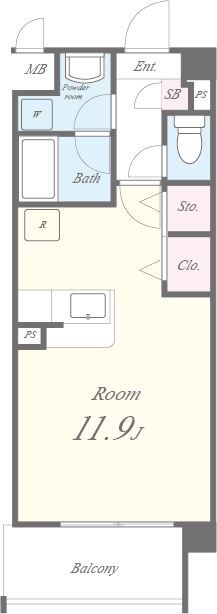 エトワール(箕面市) 間取り図