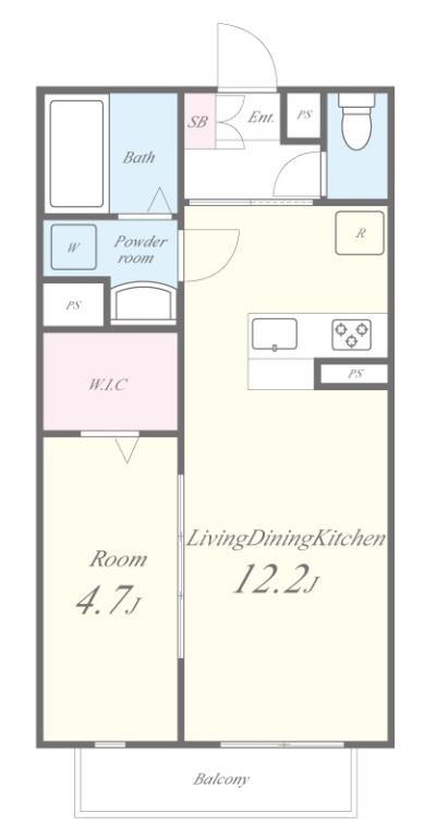 スプランドゥール春日 間取り図