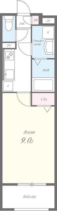 ネオハイブリッジ 間取り図