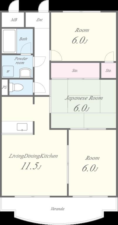 ベルドミール 間取り図